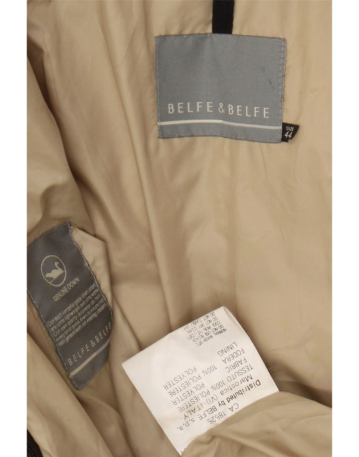 BELFE & BELFE Γυναικείο παλτό με επένδυση IT 44 Μεσαίο καφέ πολυεστέρας