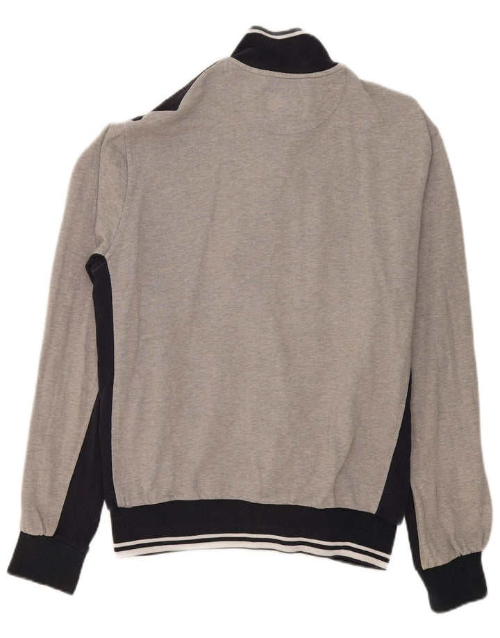 Ανδρική φόρμα Champion Graphic Top Jacket μεσαίου γκρι χρώματος βαμβακερό
