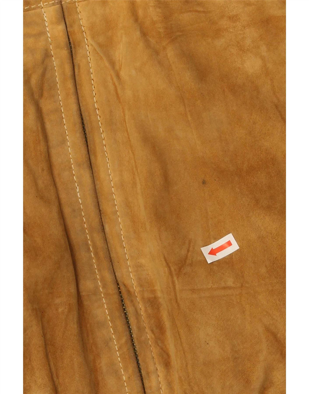 Vintage Ανδρικό Suede Bomber Jacket IT 50 Large Beige