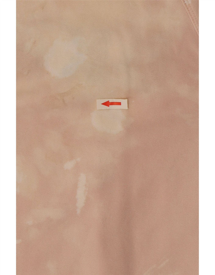 Γυναικείο γραφικό φούτερ Dkny Jumper UK 14 Medium Pink Tie Dye Cotton