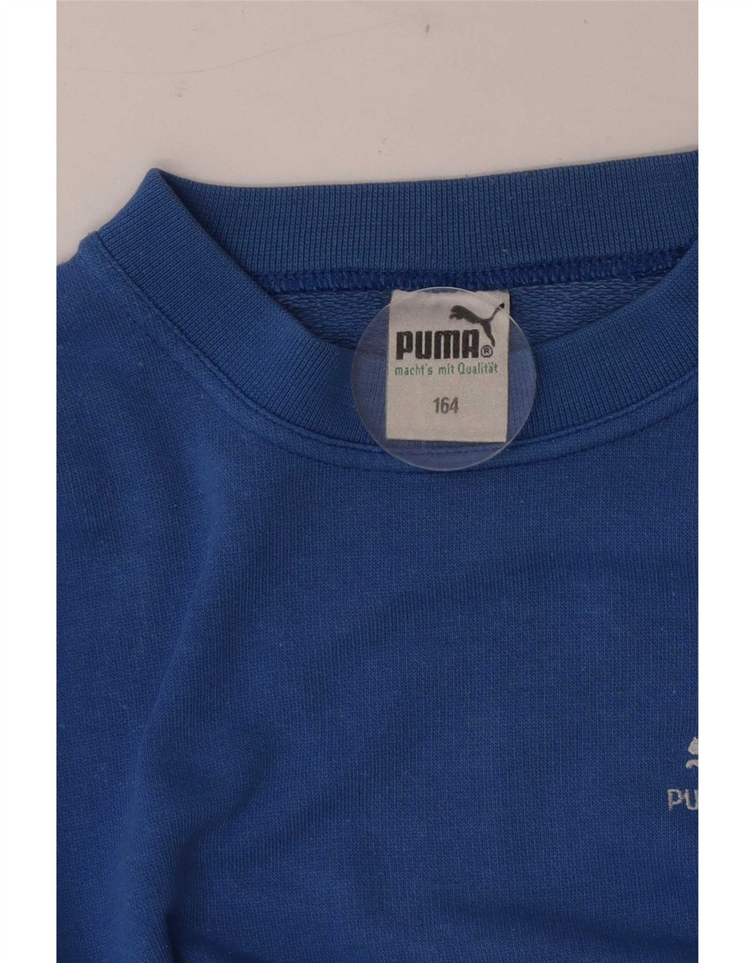 Φούτερ Puma Boys Jumper 13-14 ετών Μπλε βαμβακερό