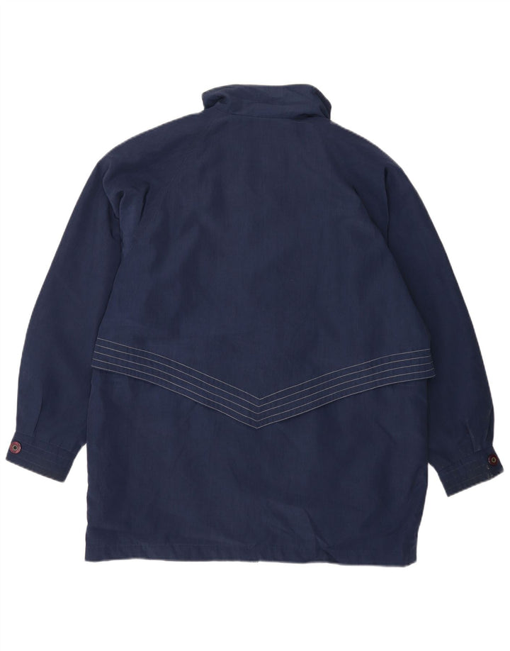 LONDON FOG Γυναικείο παλτό μεγάλου μεγέθους Windbreaker UK 14 Medium Navy Blue