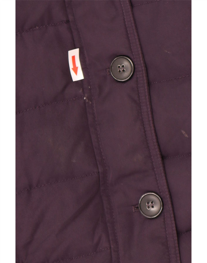 Crew Clothing Γυναικείο μπουφάν με κουκούλα UK 10 Small Purple Polyester