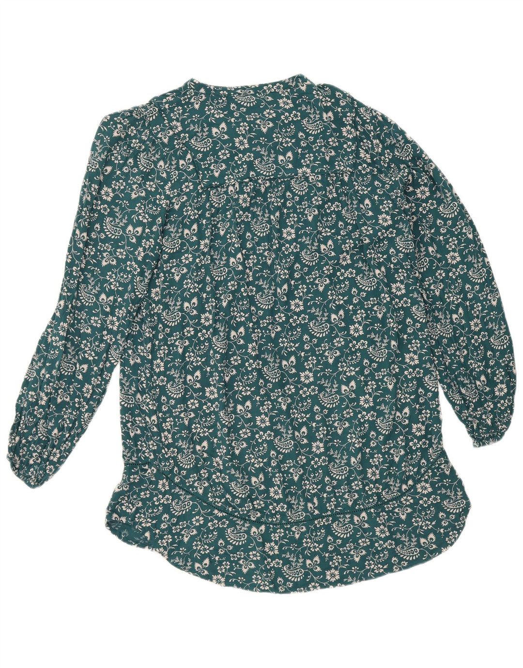 Fat Face Γυναικείο Βασικό Φόρεμα UK 12 Medium Blue Floral Viscose