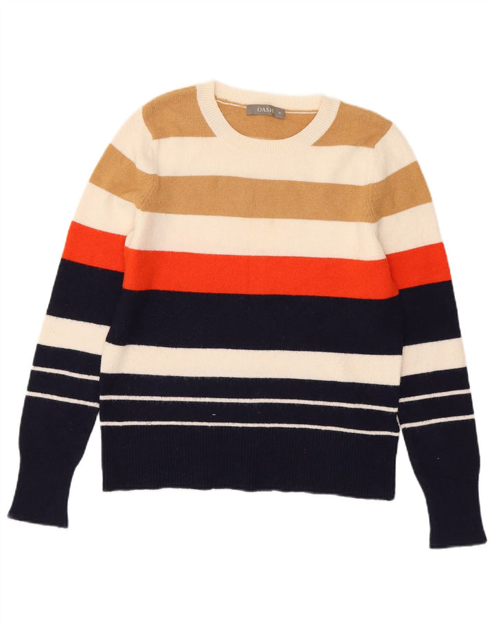 Γυναικείο πουλόβερ Oasis Crew Neck Jumper UK 12 Medium πολύχρωμο ριγέ