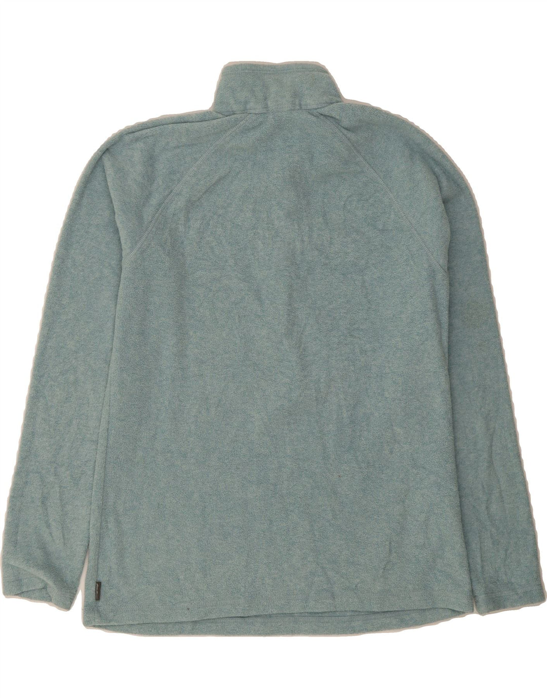 EDDIE BAUER Womens Zip Neck Fleece Jumper UK 10 Small Blue Polyester Vintage Eddie Bauer and Second-Hand Eddie Bauer from Messina Hembry 