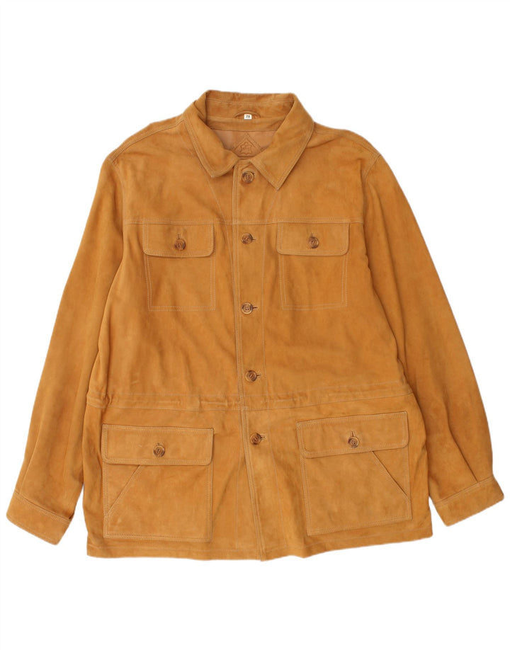 WALBUSCH Ανδρικό Suede Jacket UK 42 XL Καφέ Δερμάτινο