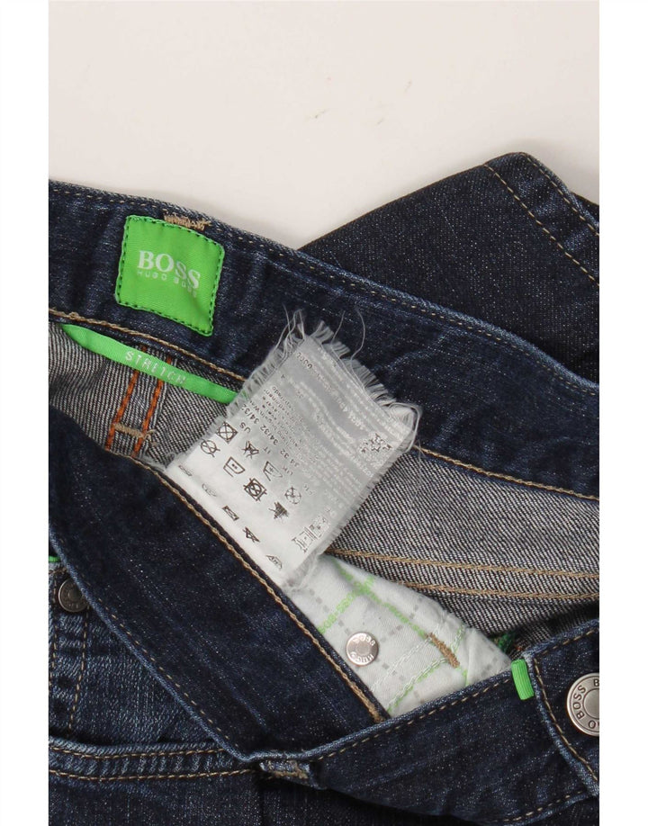 Ανδρικό τζιν ίσιο Hugo Boss W34 L32 Navy Blue