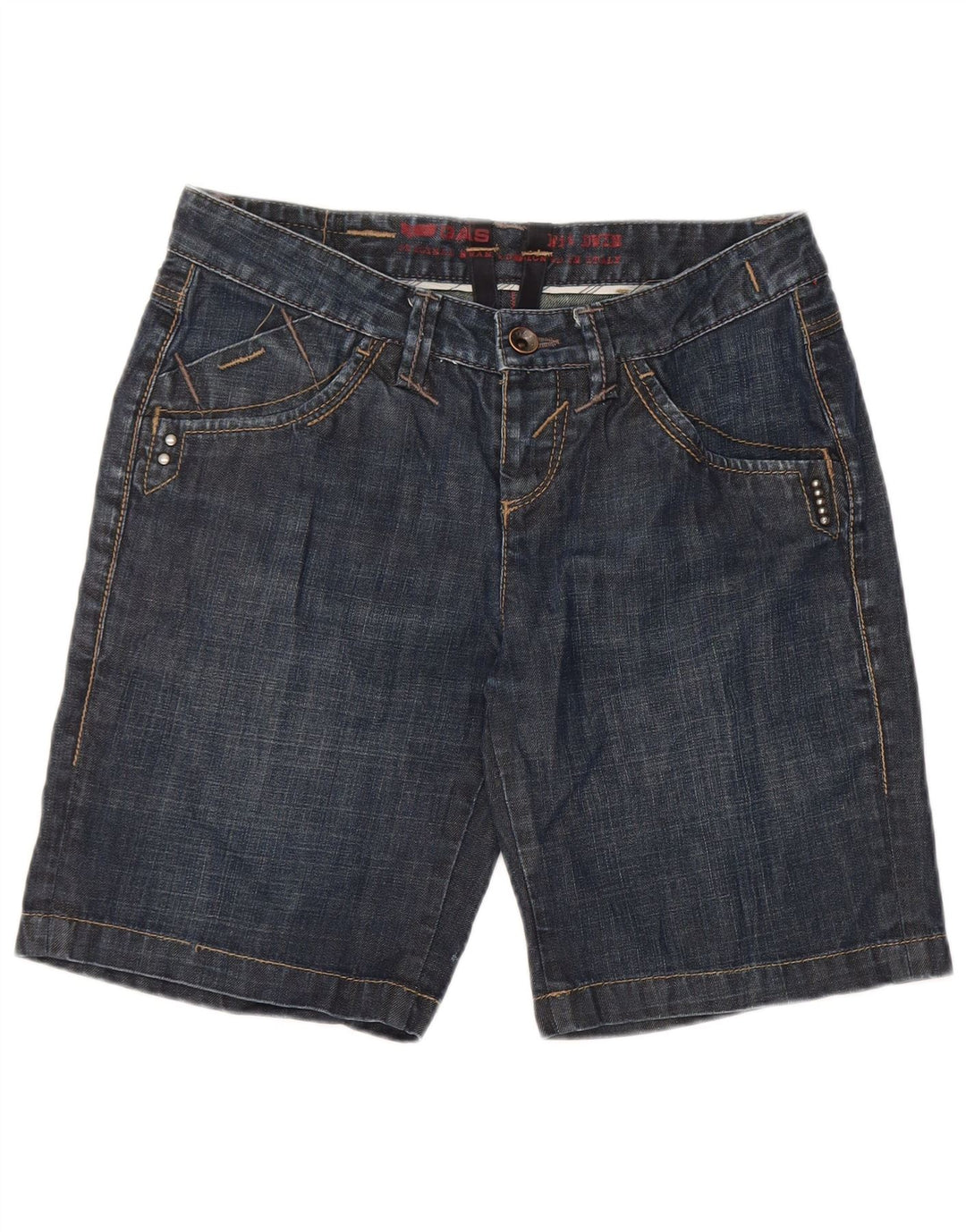 Γυναικείο τζιν σορτς Gas W27 Small Navy Blue βαμβακερό