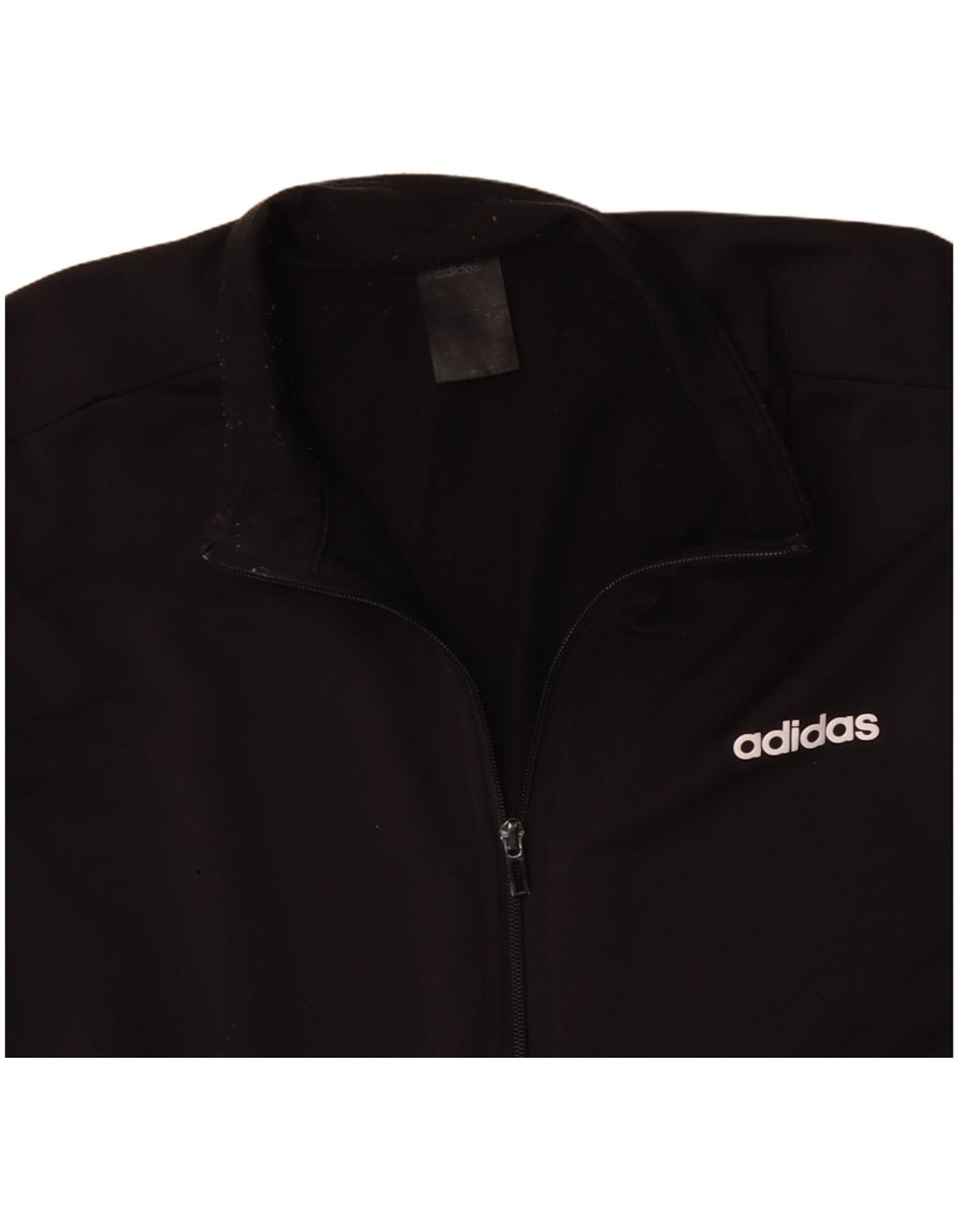 Ανδρική αθλητική φόρμα ADIDAS Μπουφάν μεγάλο μαύρο πολυεστέρα