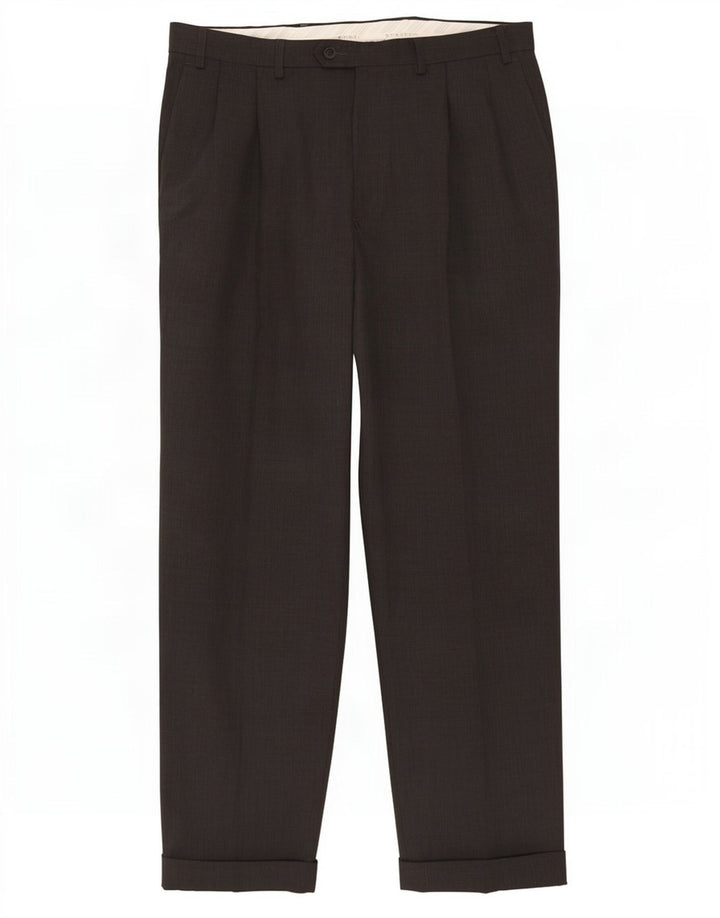 Marks & Spencer Ανδρικό Stretch Κοστούμι Παντελόνι W36 L31 Γκρι Πολυεστέρας