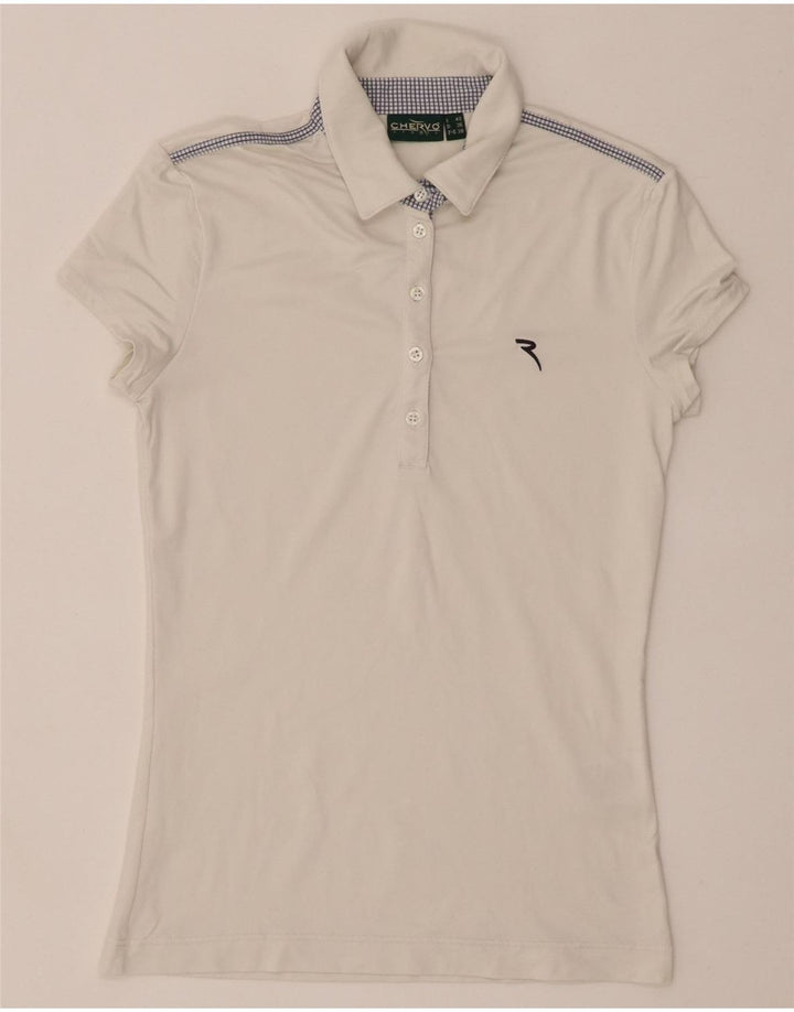 Chervo Γυναικείο πουκάμισο Polo IT 42 Medium White Polyamide