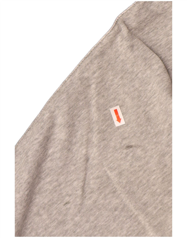 Ανδρικό αθλητικό σορτς NIKE με μεγάλο γκρι χρώμα, βαμβακερό