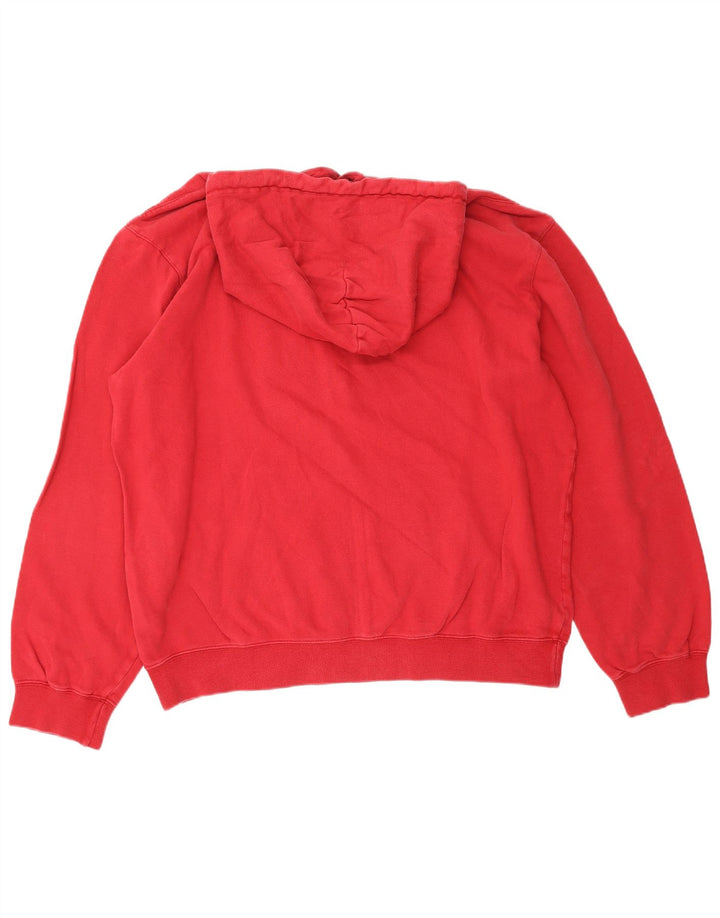 CHAMPION Ανδρικό γραφικό κουκούλα Jumper XL Κόκκινο βαμβακερό