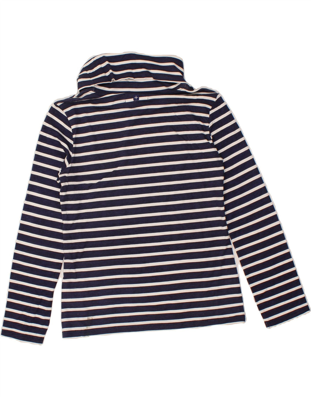 MOUNTAIN WAREHOUSE Womens Roll Neck Top Long Sleeve UK 8 Small Navy Blue Vintage Mountain Warehouse and Second-Hand Mountain Warehouse from Messina Hembry 