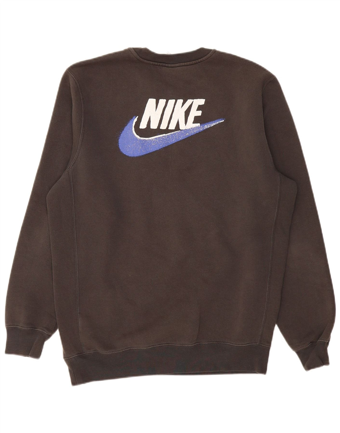 Ανδρικό γραφικό φούτερ Nike, μεσαίο γκρι βαμβακερό