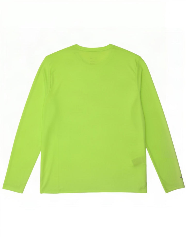 Ανδρικό τοπ Nike Dri Fit Μακρυμάνικο XL Πράσινο Πολυεστέρας