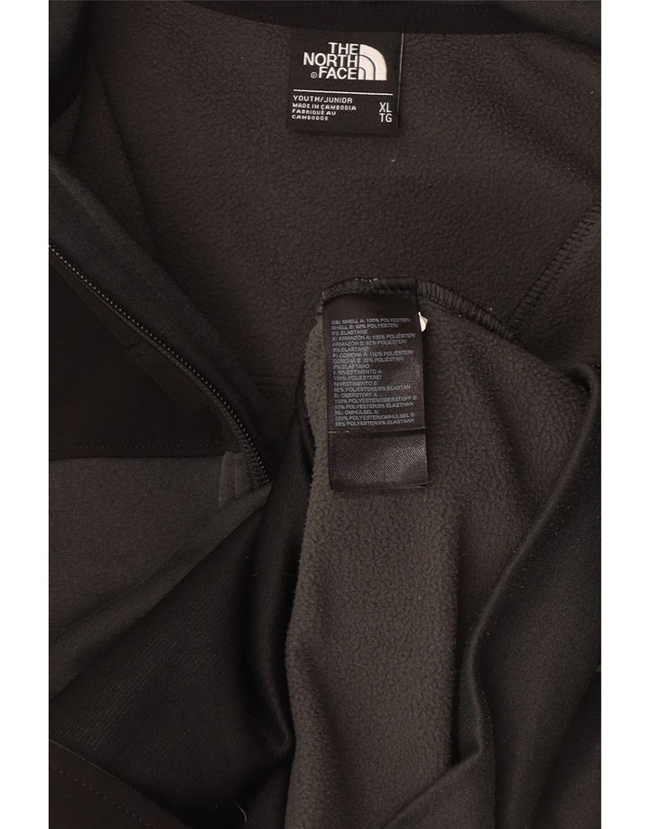 The North Face Girls Zip Hoodie πουλόβερ 14-15 ετών XL Grey Polyester