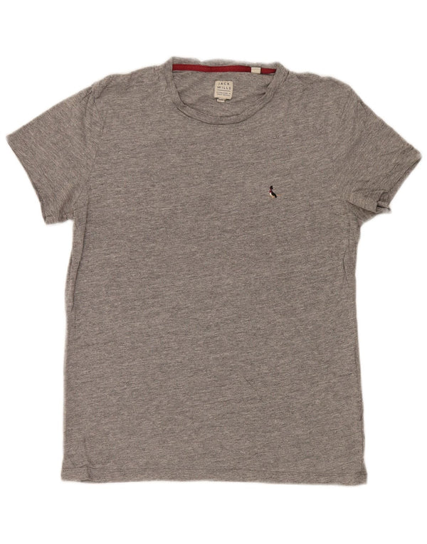 Jack Wills Ανδρικό T-Shirt Top 2XS Γκρι βαμβακερό