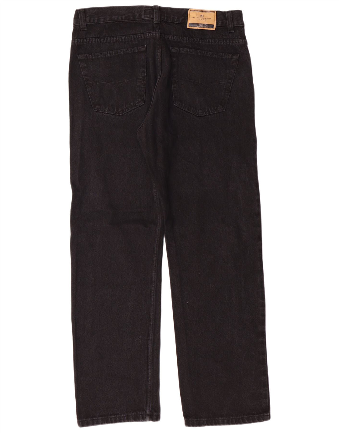 MARKS & SPENCER Ανδρικό μπλε Harbor Straight Jeans W36 L31 Black Classic