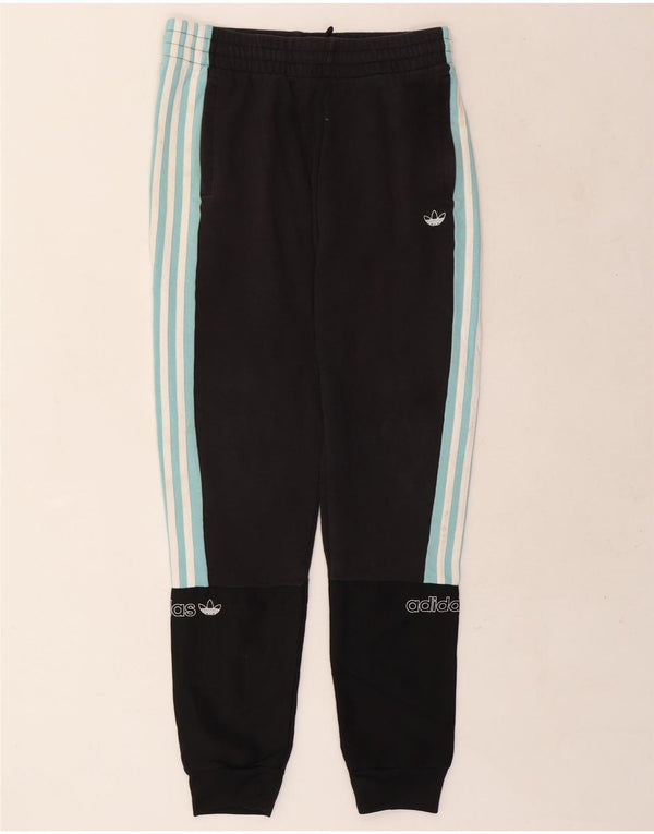 Adidas Boys αθλητική φόρμα παντελόνι Joggers 15-16 ετών μαύρο χρώμα