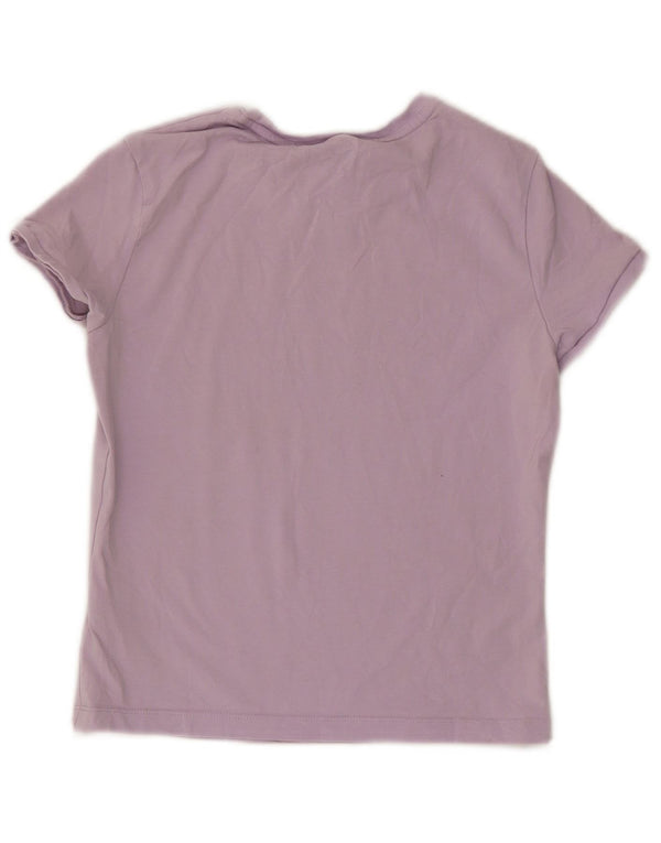 Puma Γυναικείο T-Shirt Top UK 10 Small Purple Βαμβακερό