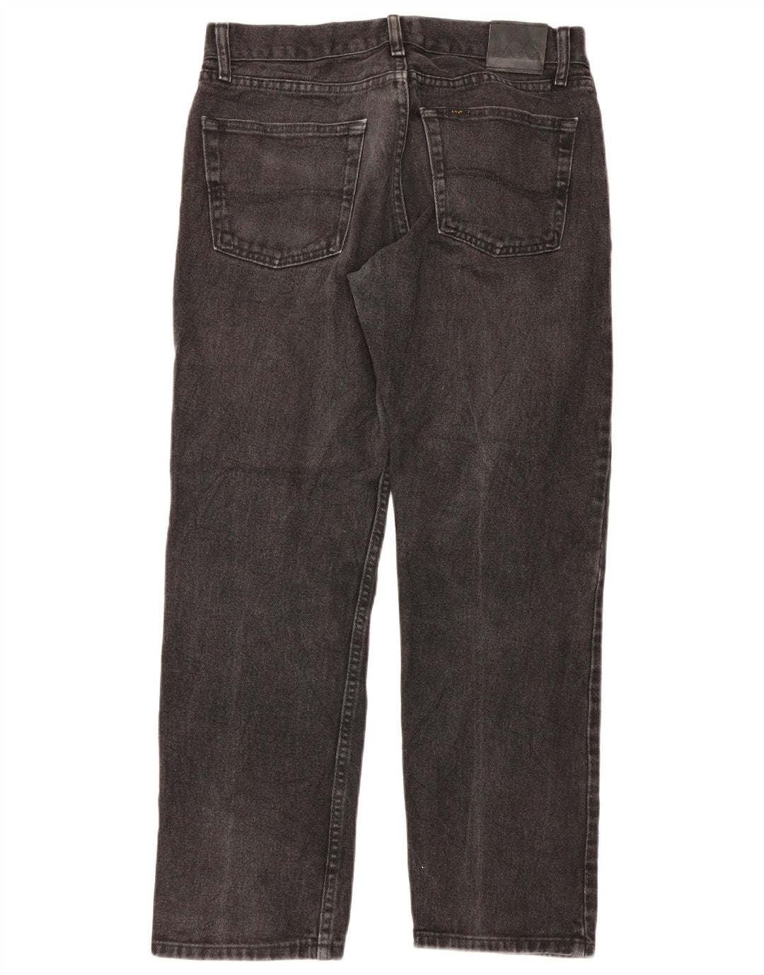 Ανδρικό τζιν Lee Regular Fit W33 L30 μαύρο βαμβακερό