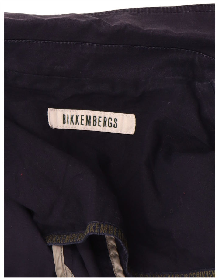 BIKKEMBERGS Ανδρικό σακάκι 2 κουμπιών UK 38 Medium Navy Blue