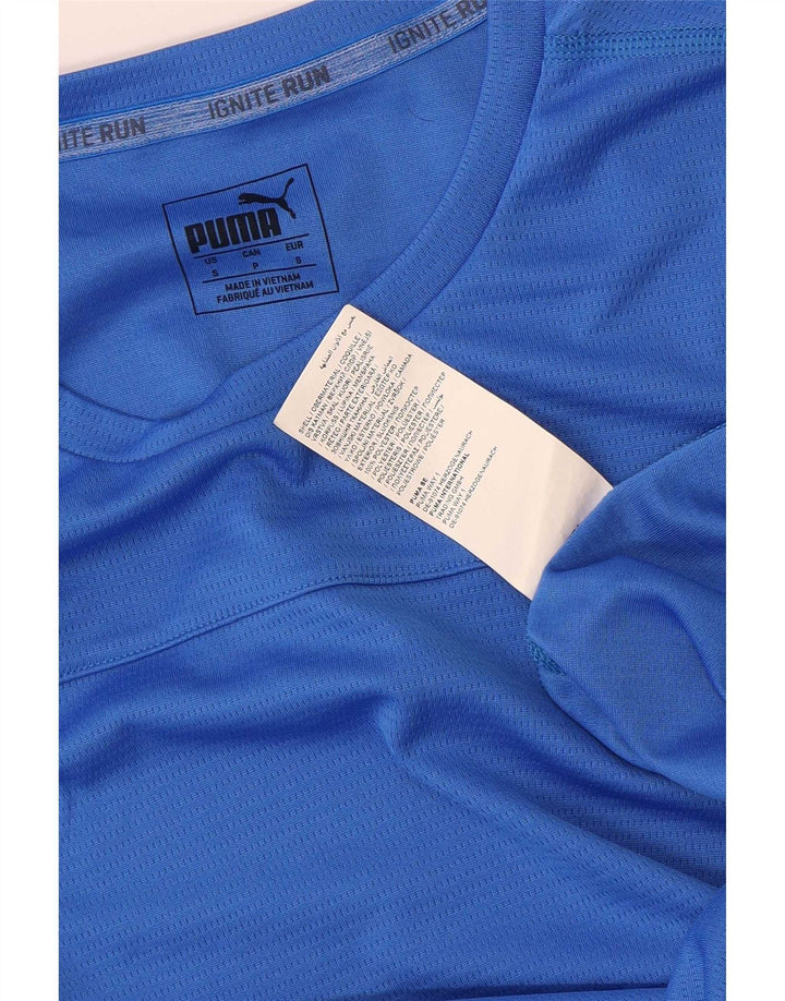 Ανδρικό T-Shirt Puma Top Small Blue Polyester