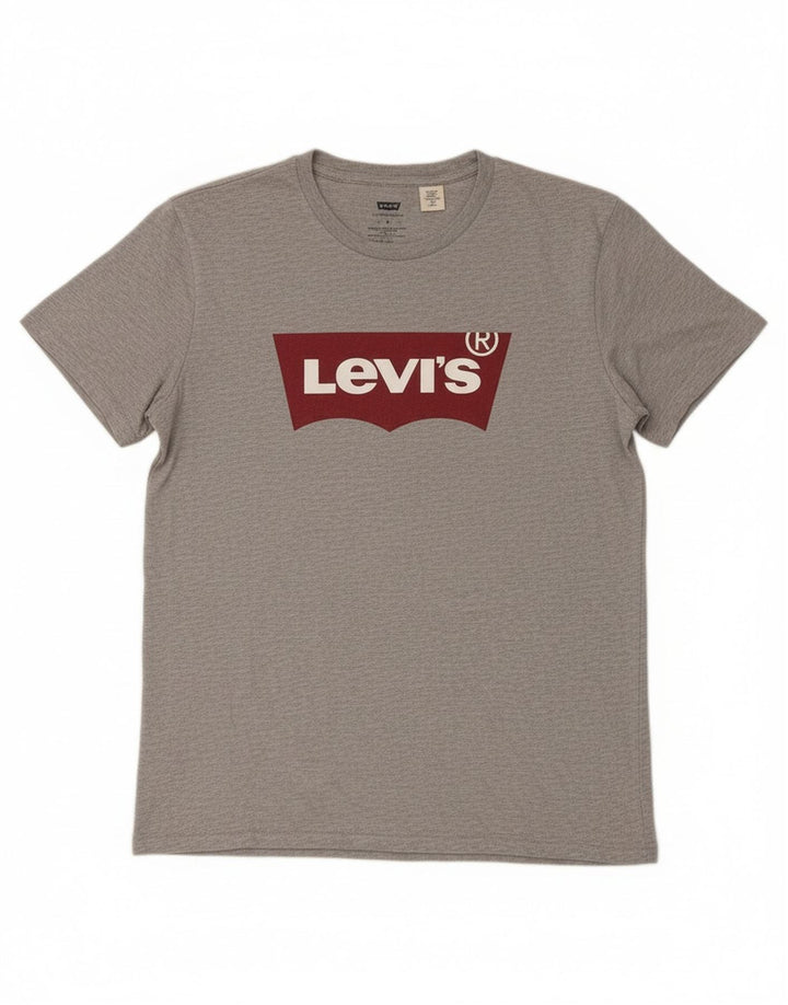 Ανδρικό γραφικό T-Shirt Levi's Top Medium Grey