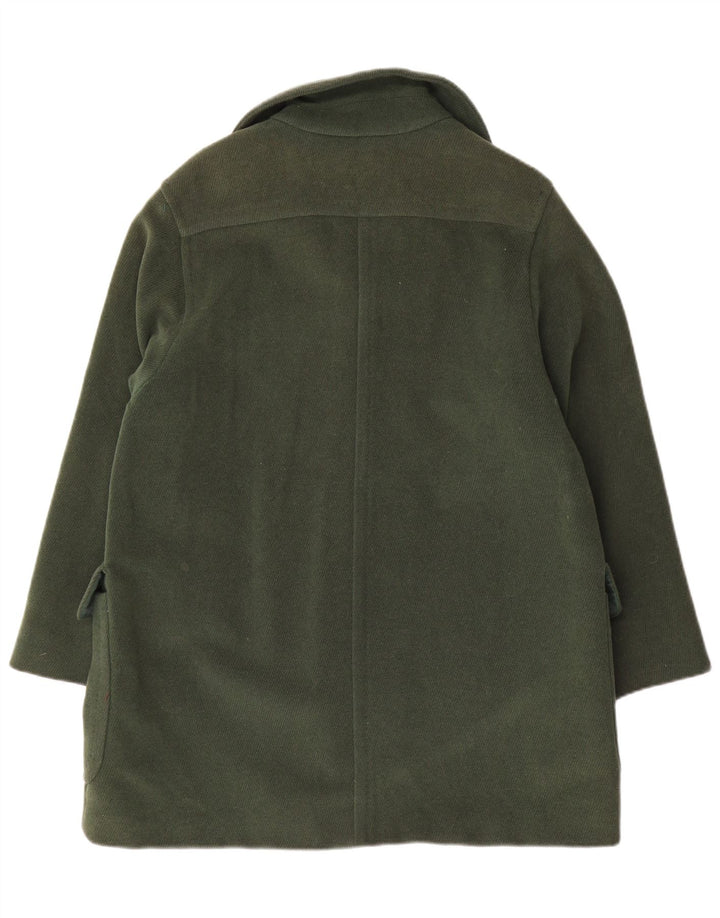 Max Mara Γυναικείο Πανωφόρι UK 10 Μικρό Πράσινο Μαλλί