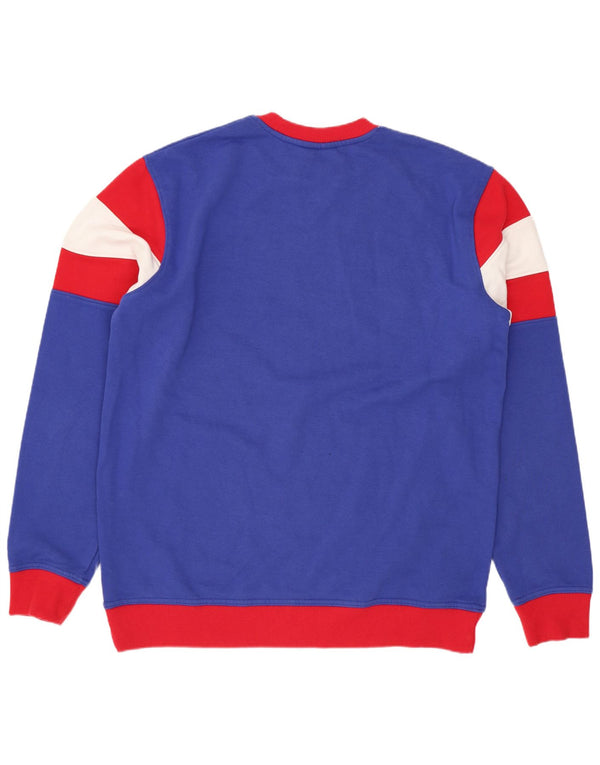 Champion Ανδρικό γραφικό φούτερ Kansas Jumper Large Blue Colourblock