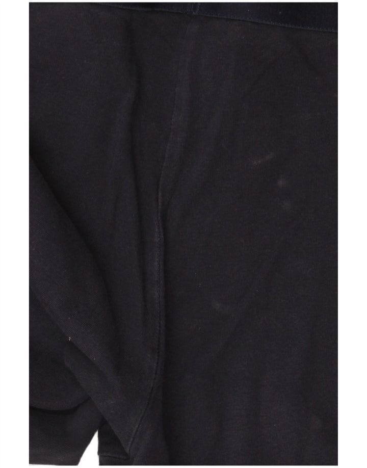 Γυναικείο κολάν Adidas Regular Fit UK 12/14 μεσαίο μαύρο βαμβακερό