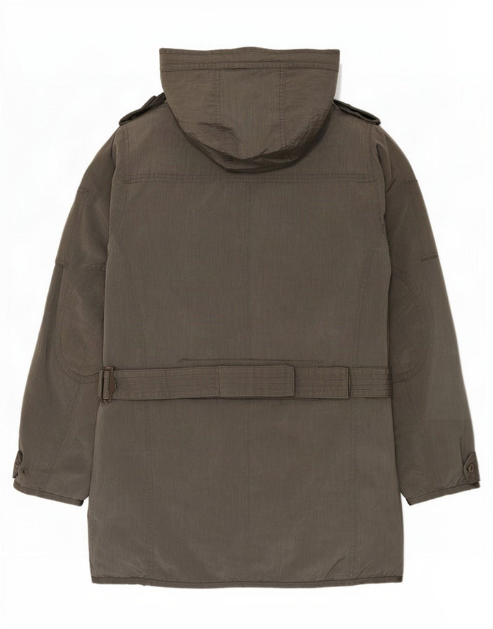 Ανδρικό μπουφάν Parka με κουκούλα Dekker UK 36 Small Grey Polyamide