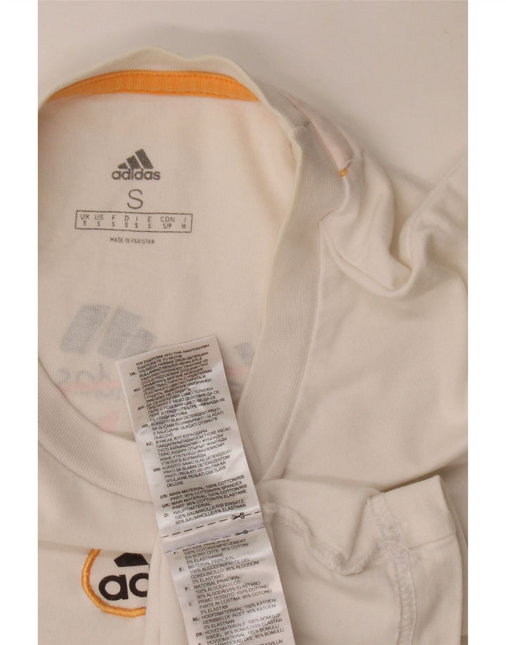 Ανδρικό γραφικό T-Shirt ADIDAS Top Small White Βαμβακερό