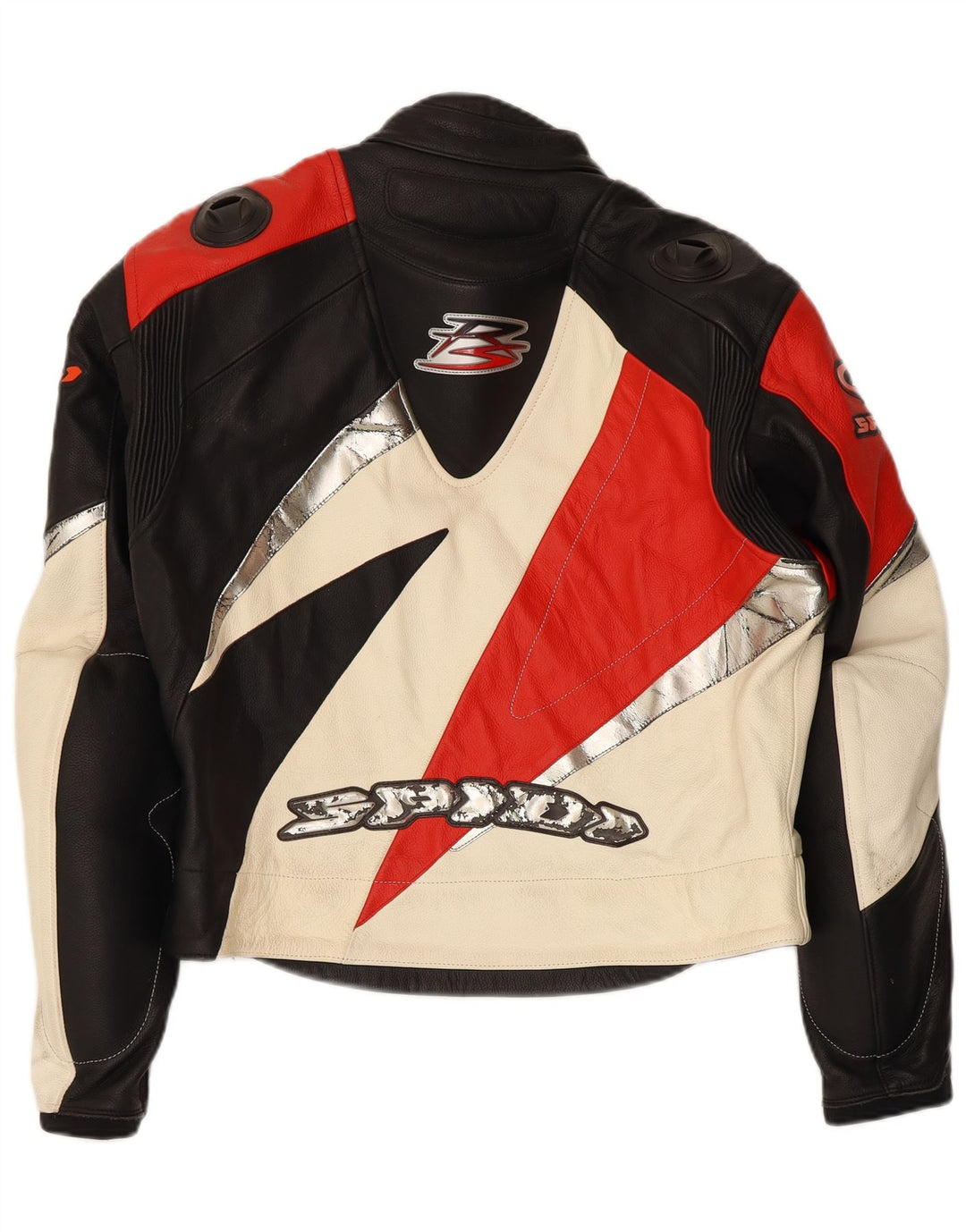 Spidi Mens Graphic Moto Racer Jacket IT 54 2XL Πολύχρωμο Colourblock