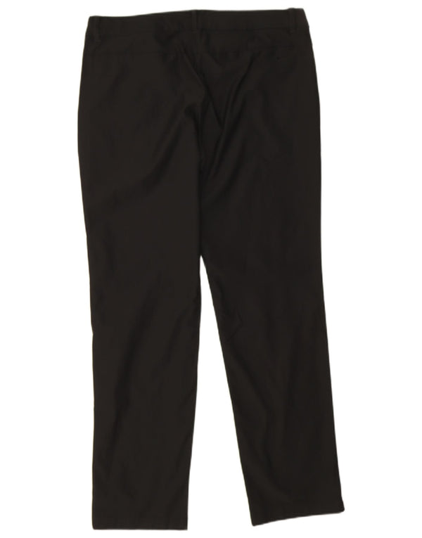 Nike γυναικείο Dri Fit ίσιο παντελόνι Chino UK 14 Medium W32 L30 μαύρο
