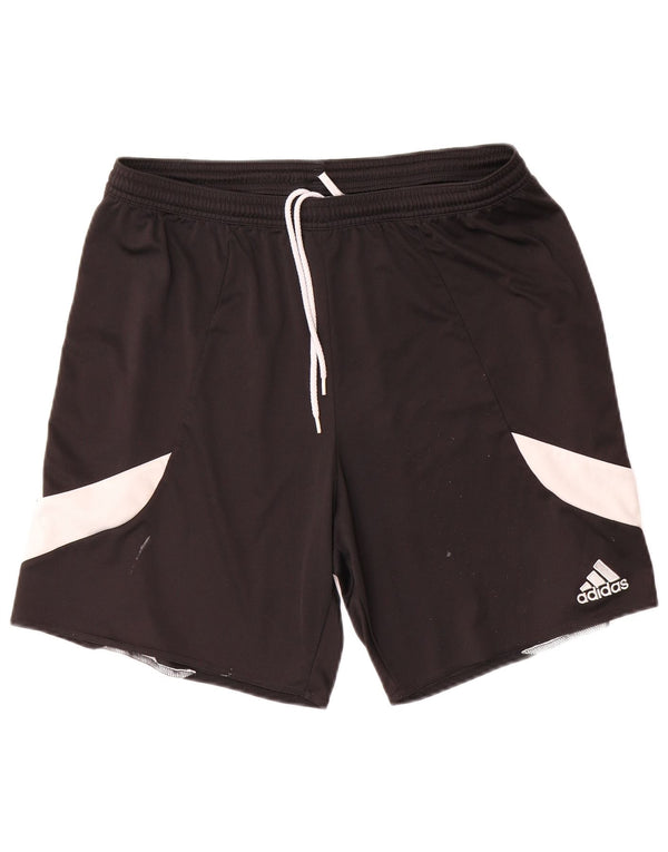 Γυναικείο αθλητικό σορτς Adidas Climalite UK 16 Large Black Colourblock