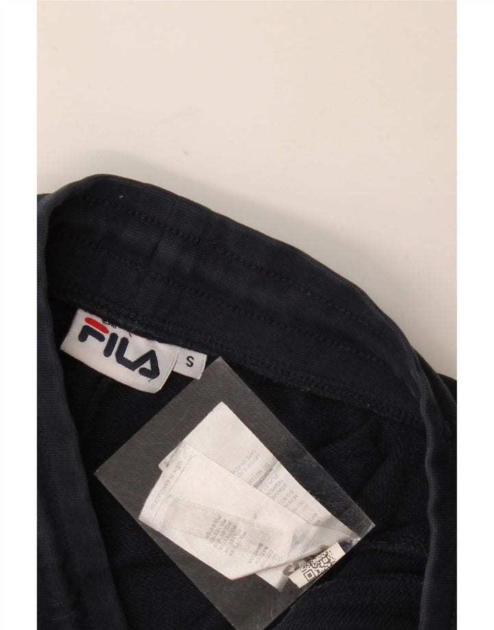 Γυναικεία αθλητική φόρμα FILA Παντελόνι Joggers UK 10 Small Navy Blue Cotton