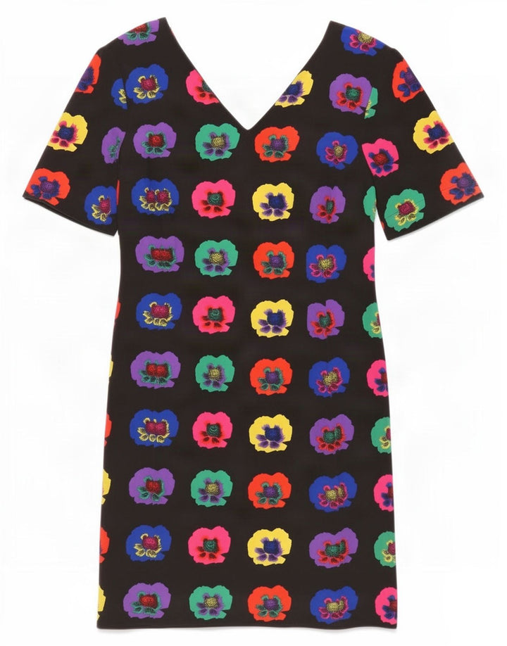 Γυναικείο φόρεμα Laurel με θήκη EU 40 Medium Black Floral Silk