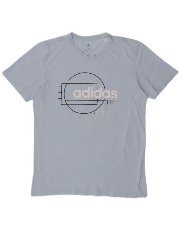 Ανδρικό γραφικό T-Shirt ADIDAS Top Medium Blue