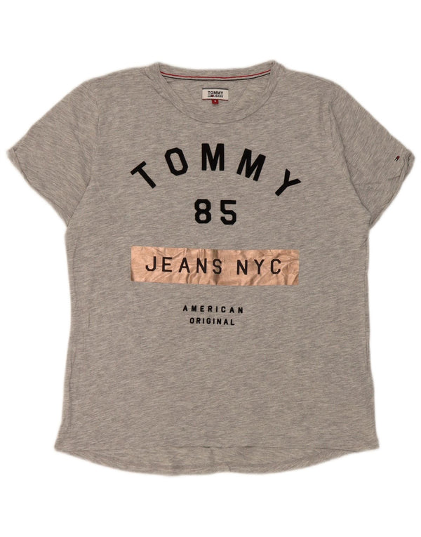 Γυναικείο γραφικό μπλουζάκι Tommy Hilfiger Top 10 Small Grey Flecked