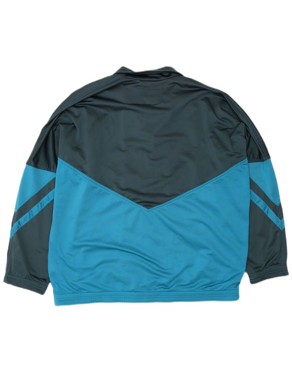 Diadora Ανδρική φόρμα γραφικής φόρμας Top Jacket UK 42 Large Blue Colourblock