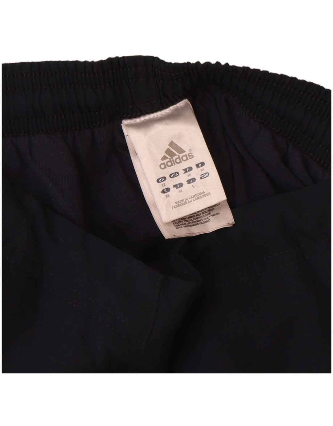 Γυναικεία αθλητική φόρμα Adidas Παντελόνι UK 12 Medium Navy Blue Polyester