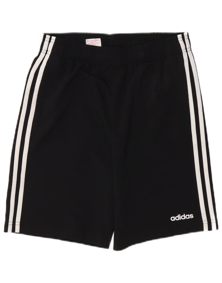 Adidas Boys Sport σορτς 13-14 ετών μαύρο πολυεστέρα