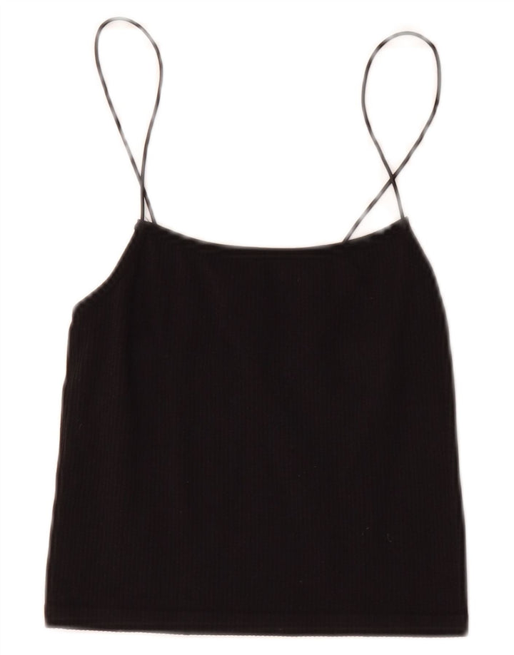 Zara Γυναικείο Crop Top UK 6 XS Μαύρο