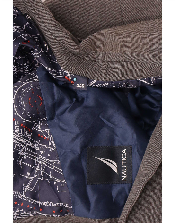 Nautica Ανδρικό μπουφάν σακάκι με 2 κουμπιά UK 44 2XL Grey Polyester