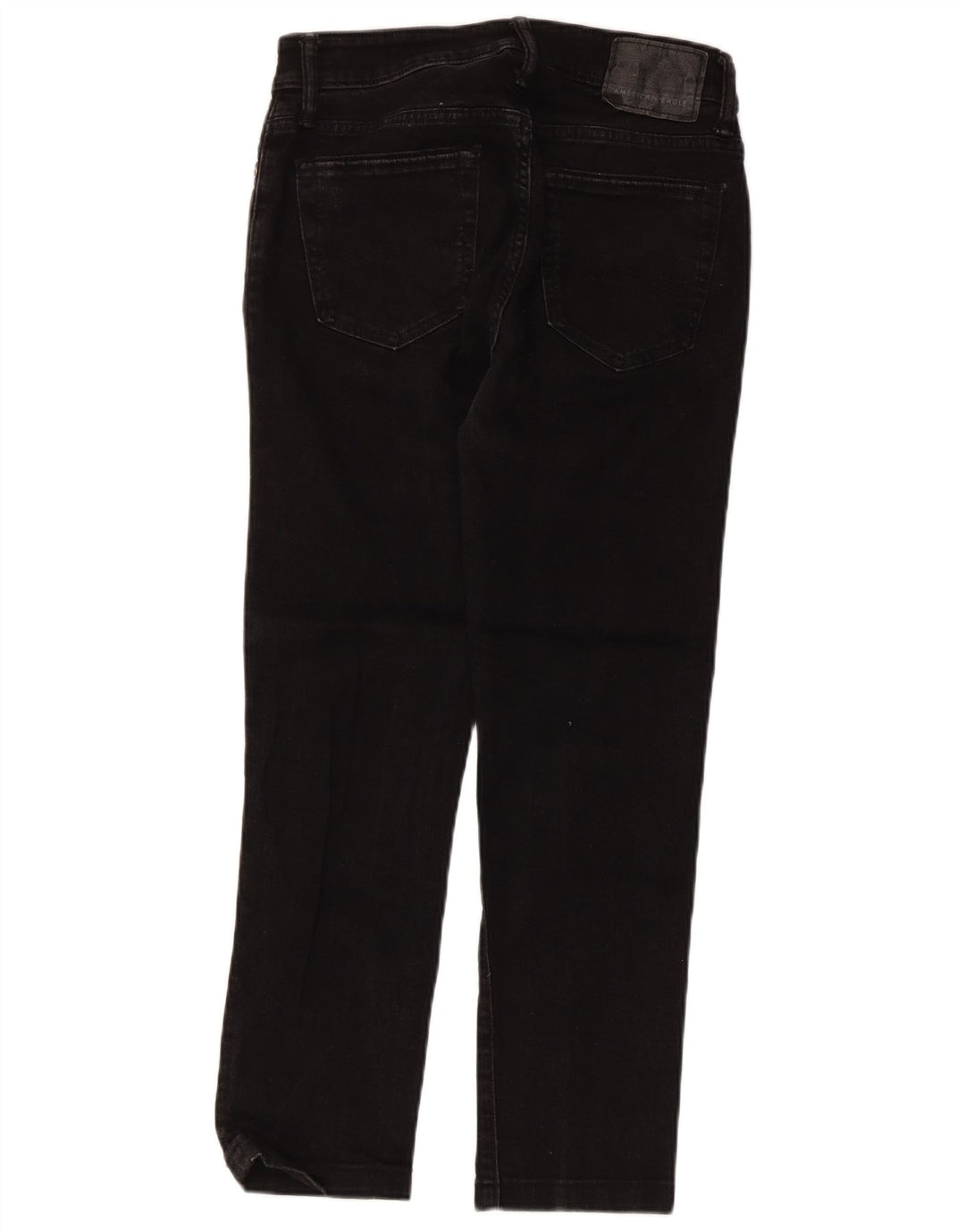 Γυναικείο Cropped Jeans American Eagle W30 L26 μαύρο βαμβακερό