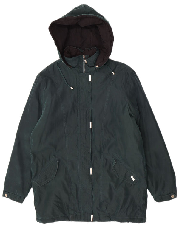 London Fog γυναικείο μπουφάν με κουκούλα Parka UK 12 Medium Green