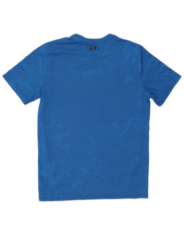 Under Armour Ανδρικό T-Shirt Top Small Blue Camouflage Polyester